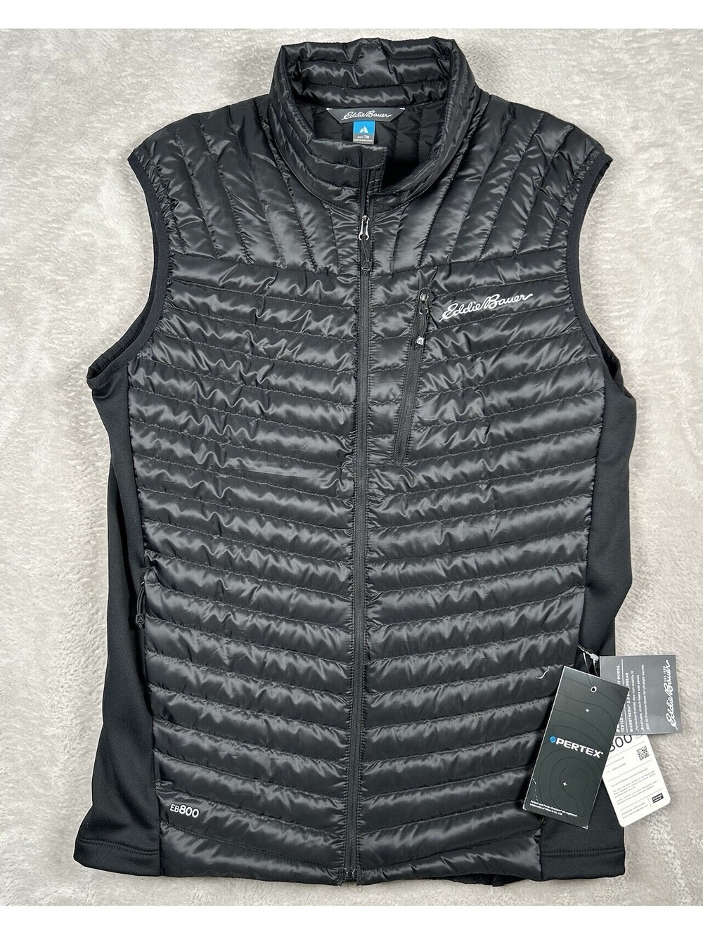 NEW Eddie Bauer First Ascent Vest Mens Medium Tall EB800  Microtherm Down $169